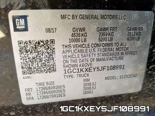 1GC1KXEY5JF108991 фото 2