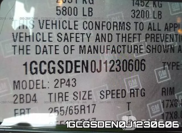 1GCGSDEN0J1230606 фото 10