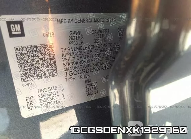 1GCGSDENXK1329760 фото 10