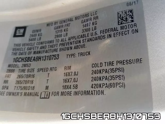 1GCHSBEA8H1310753 фото 2
