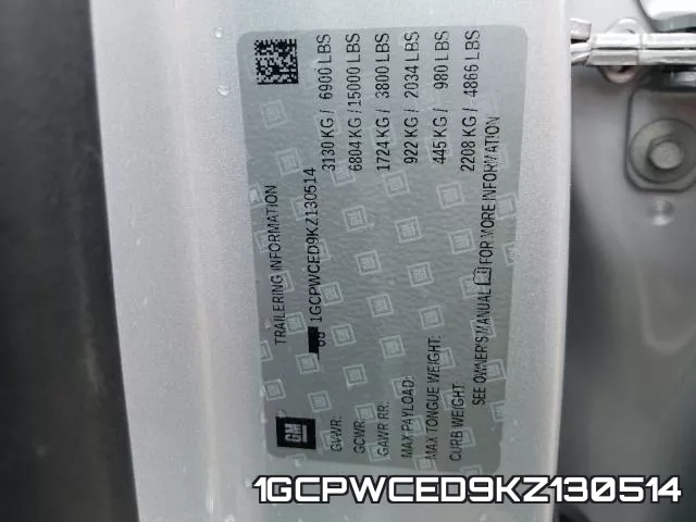 1GCPWCED9KZ130514 фото 2