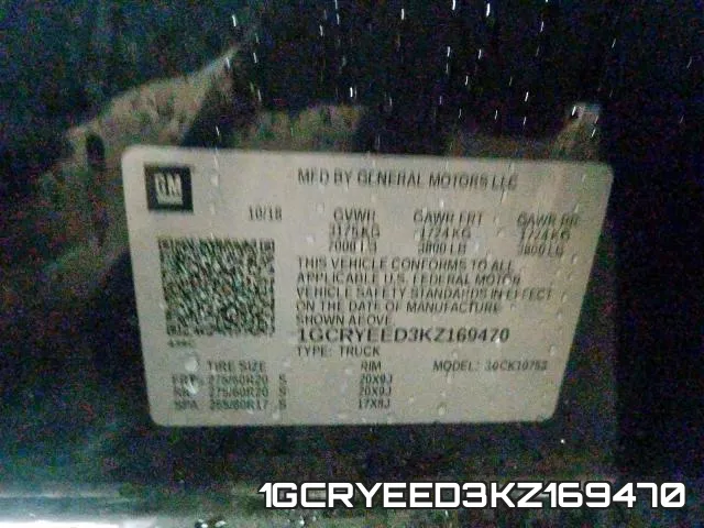 1GCRYEED3KZ169470 фото 2