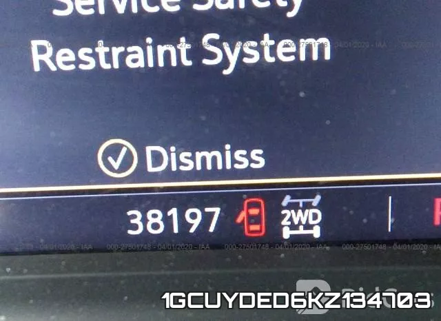 1GCUYDED6KZ134703 фото 8