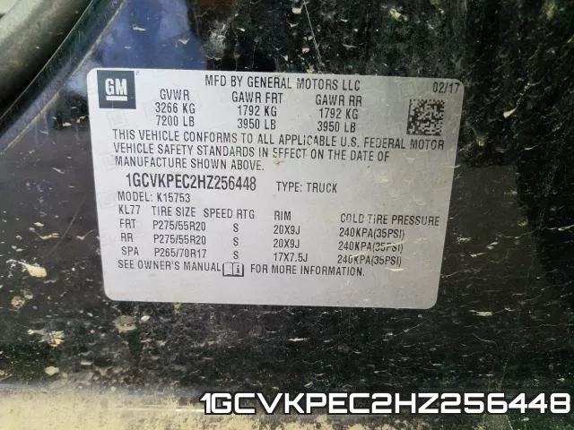 1GCVKPEC2HZ256448 фото 2