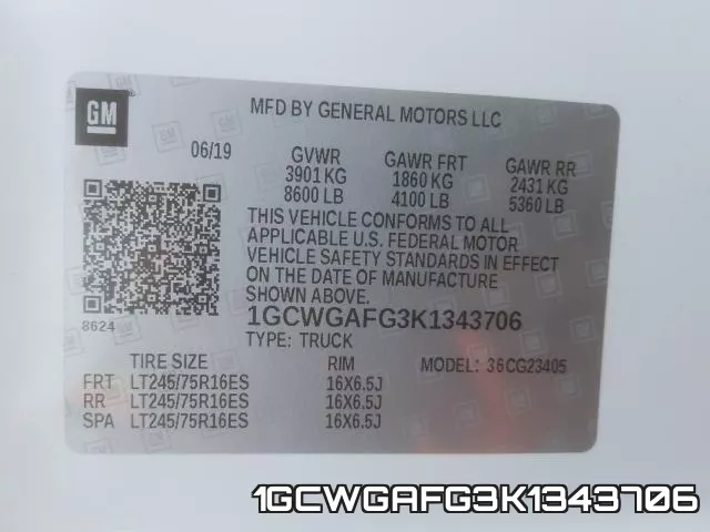 1GCWGAFG3K1343706 фото 2