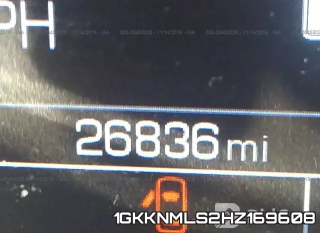 1GKKNMLS2HZ169608 фото 8