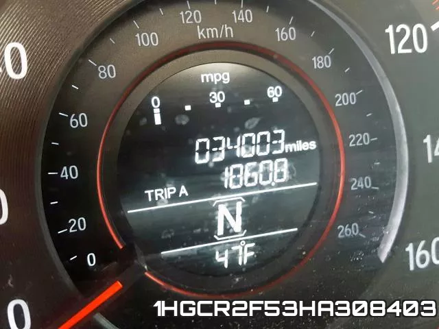 1HGCR2F53HA308403 фото 9