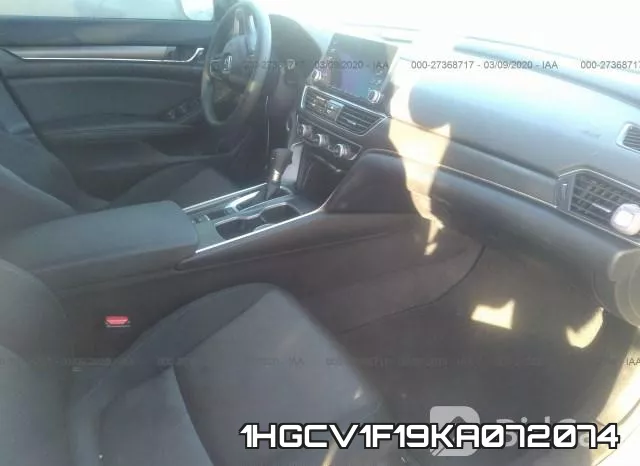 1HGCV1F19KA072074 фото 6