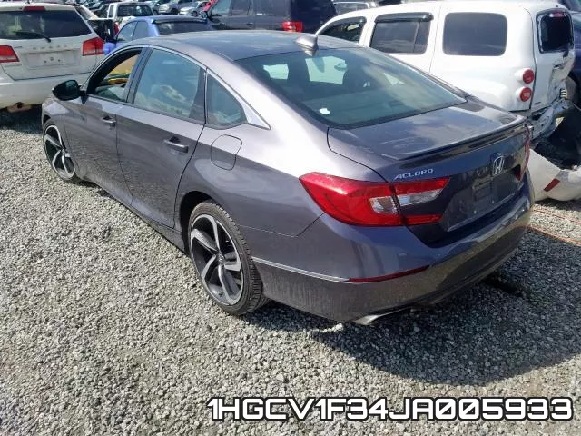 1HGCV1F34JA005933 фото 4
