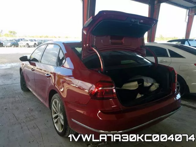 1VWLA7A30KC004074 фото 4