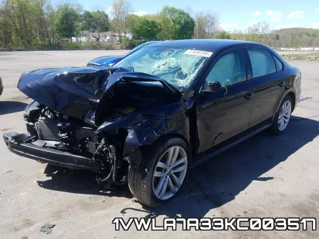 1VWLA7A33KC003517 фото 3