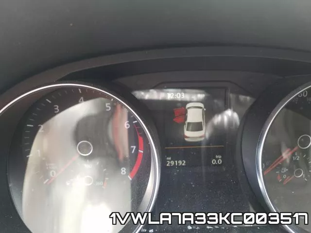 1VWLA7A33KC003517 фото 9
