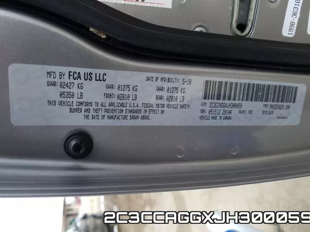 2C3CCAGGXJH300059 фото 2