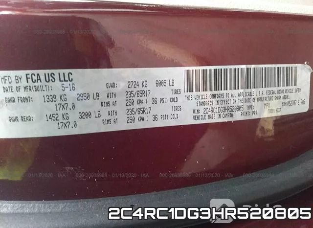 2C4RC1DG3HR520805 фото 10