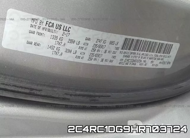 2C4RC1DG9HR703724 фото 10