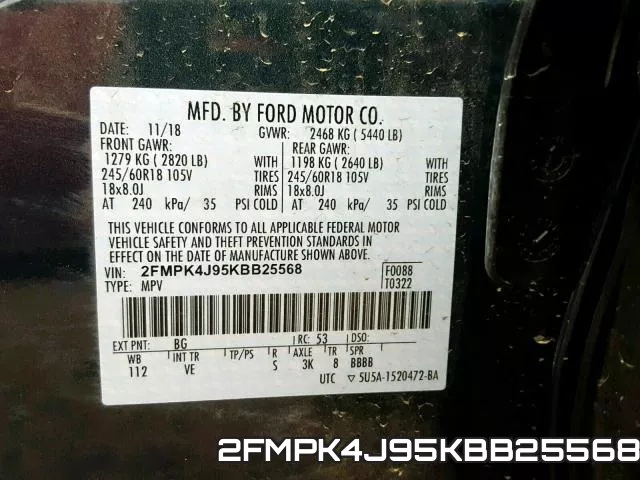 2FMPK4J95KBB25568 фото 2