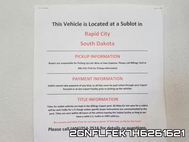 2GNFLFEK7H6261621 фото 10