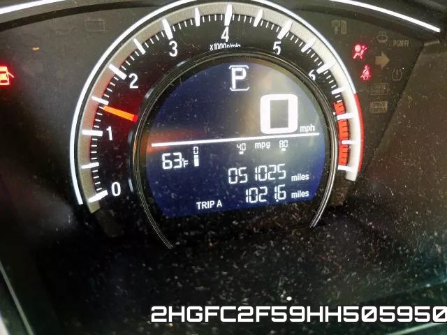 2HGFC2F59HH505950 фото 9