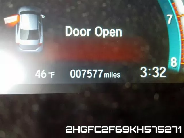 2HGFC2F69KH575271 фото 9