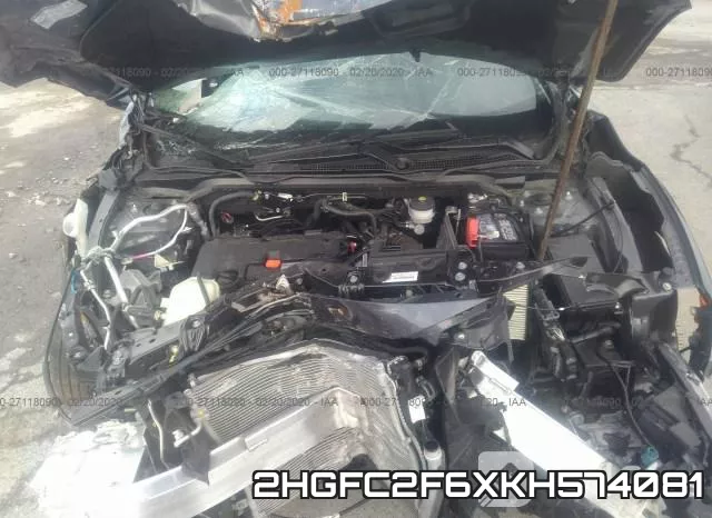 2HGFC2F6XKH574081 фото 2