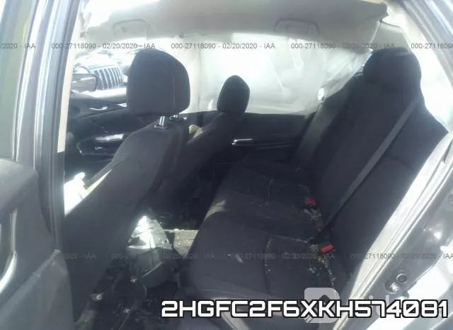 2HGFC2F6XKH574081 фото 9