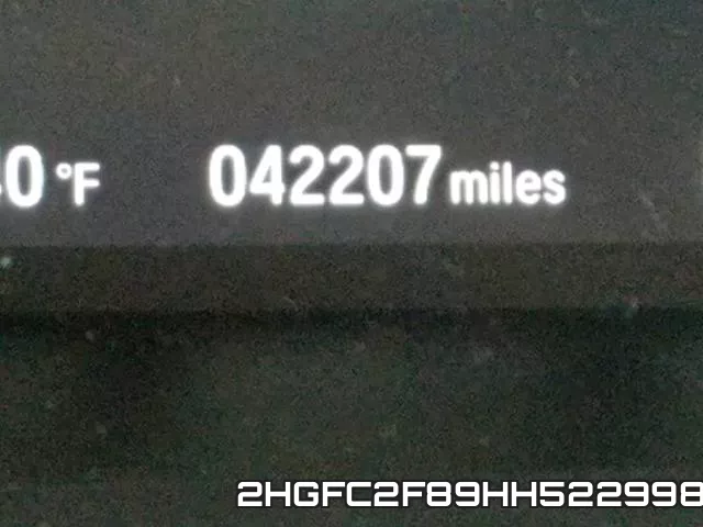 2HGFC2F89HH522998 фото 9
