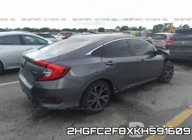 2HGFC2F8XKH591609 фото 5