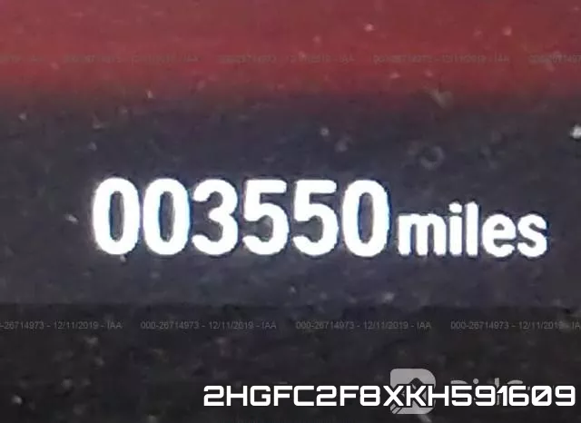 2HGFC2F8XKH591609 фото 8