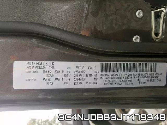 3C4NJDBB3JT479348 фото 2