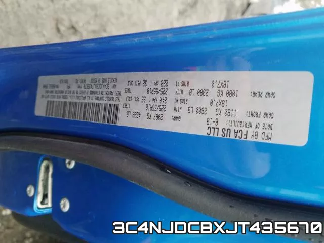 3C4NJDCBXJT435670 фото 2