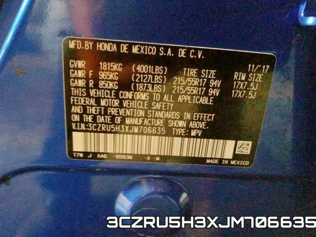 3CZRU5H3XJM706635 фото 2