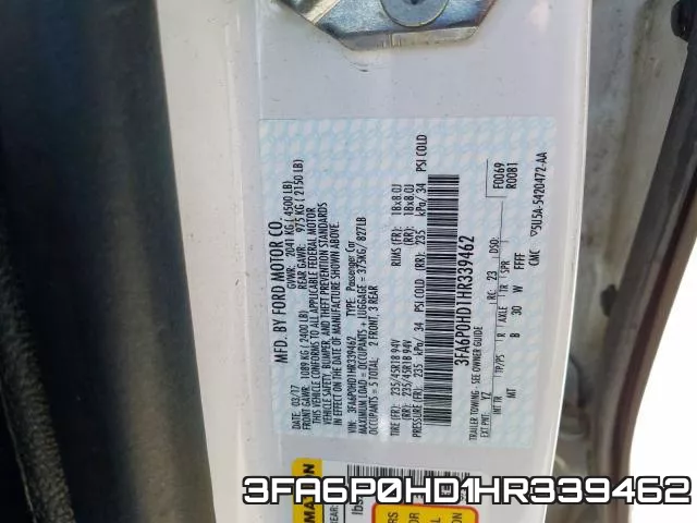 3FA6P0HD1HR339462 фото 2