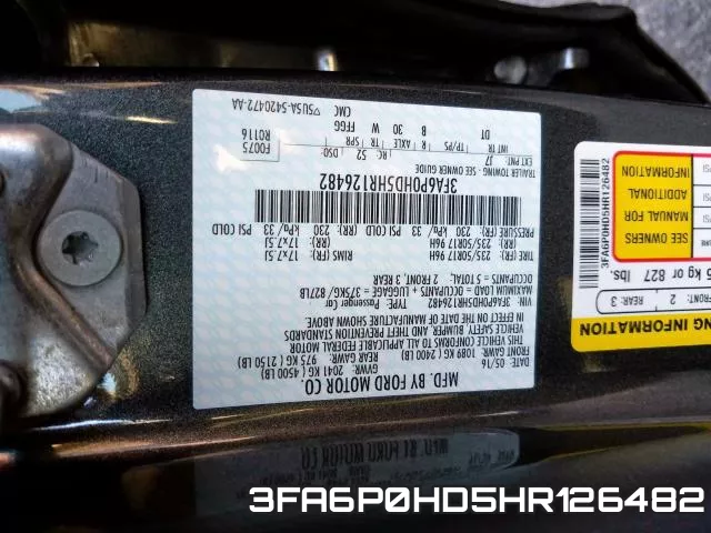 3FA6P0HD5HR126482 фото 2