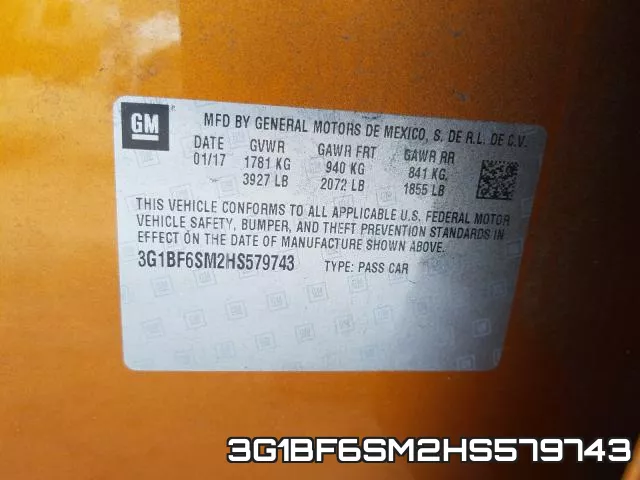3G1BF6SM2HS579743 фото 2