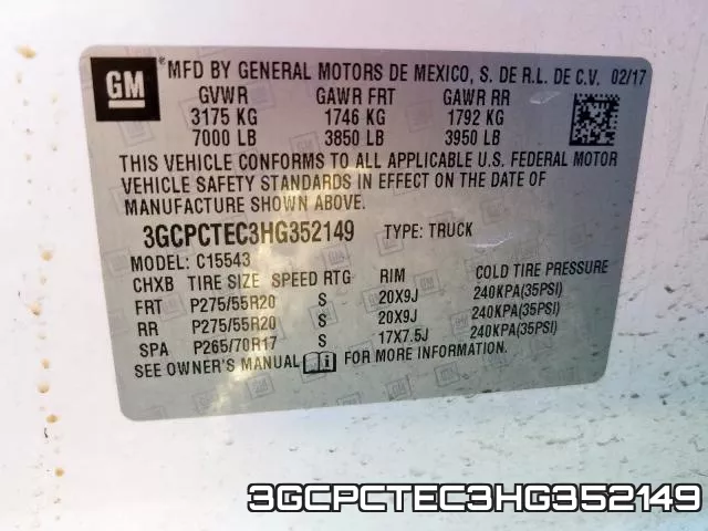 3GCPCTEC3HG352149 фото 2