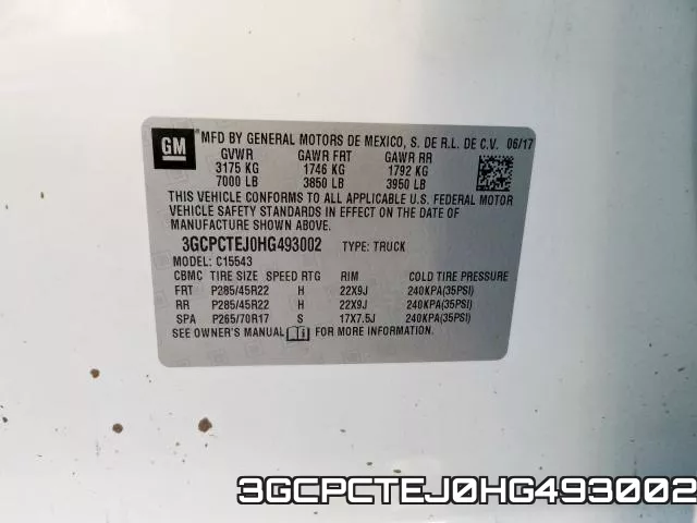 3GCPCTEJ0HG493002 фото 2