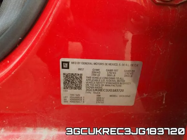 3GCUKREC3JG183720 фото 2