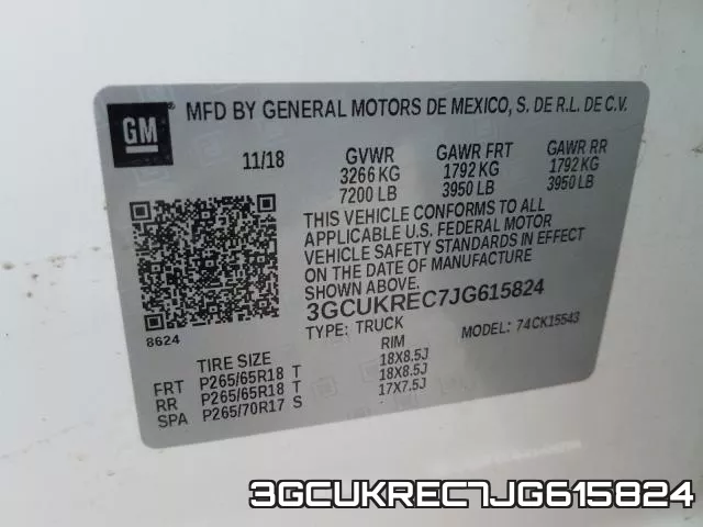 3GCUKREC7JG615824 фото 2
