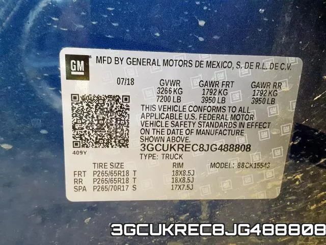 3GCUKREC8JG488808 фото 2