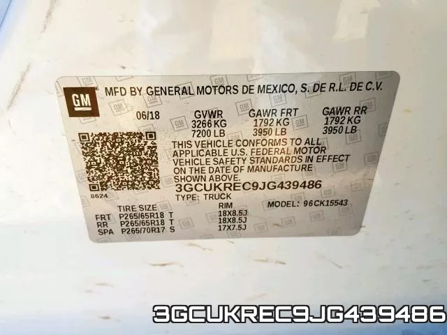3GCUKREC9JG439486 фото 2