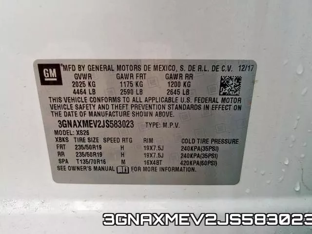 3GNAXMEV2JS583023 фото 2