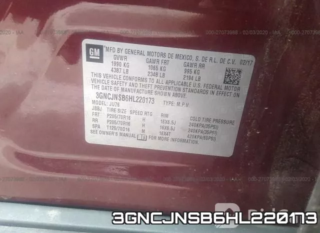 3GNCJNSB6HL220173 фото 10