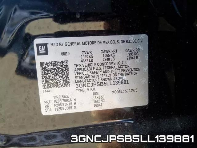 3GNCJPSB5LL139881 фото 2