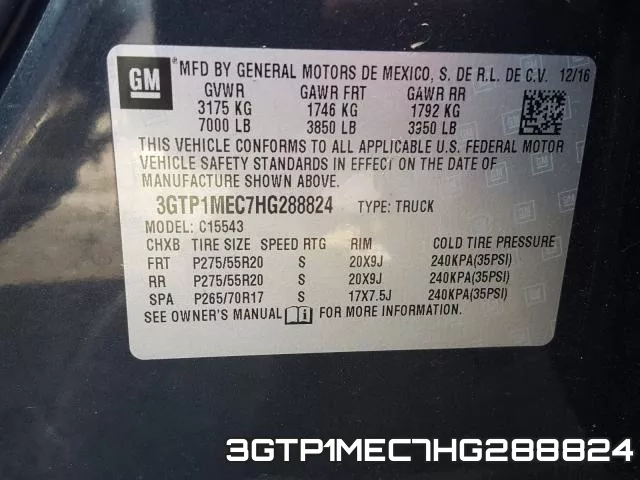 3GTP1MEC7HG288824 фото 2