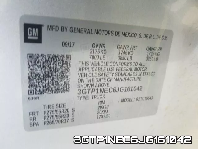 3GTP1NEC6JG161042 фото 2