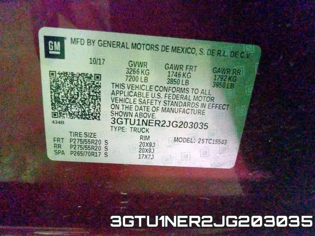 3GTU1NER2JG203035 фото 2