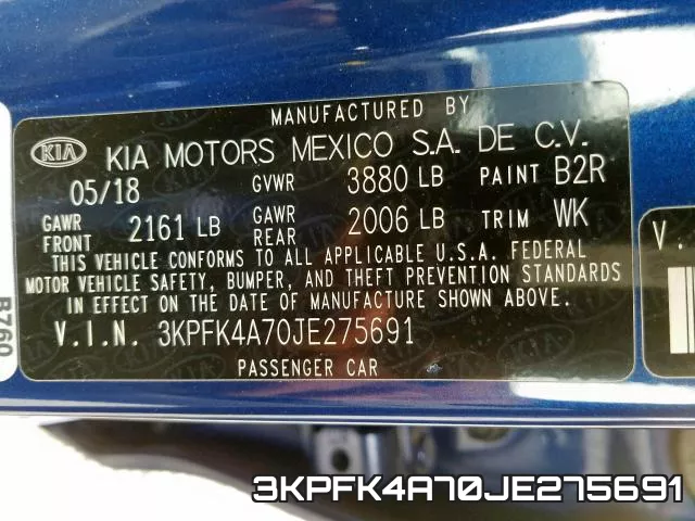 3KPFK4A70JE275691 фото 2