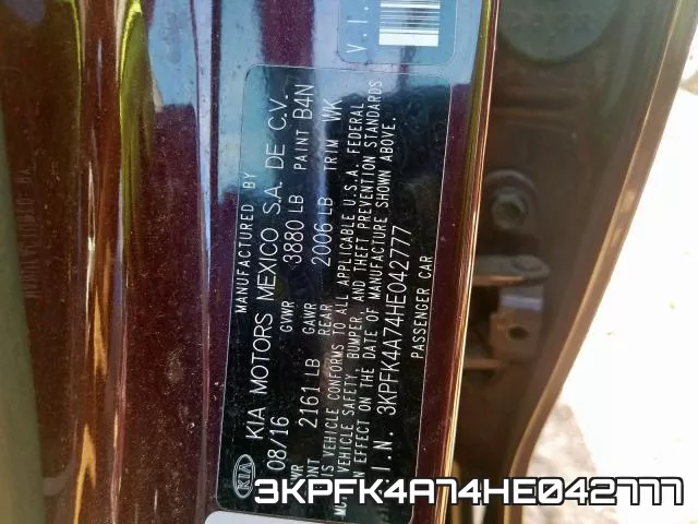 3KPFK4A74HE042777 фото 2