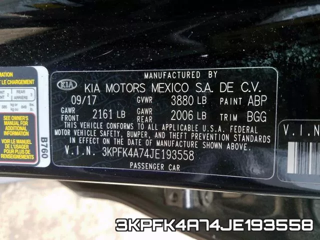 3KPFK4A74JE193558 фото 2
