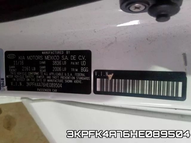 3KPFK4A76HE089504 фото 2